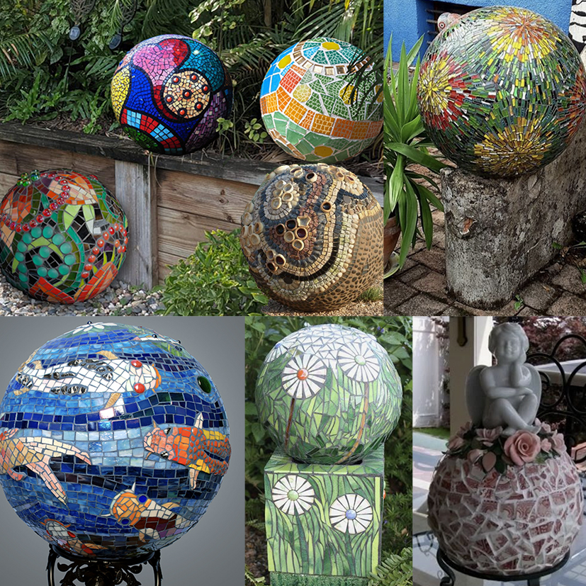 variety of Garden Balls